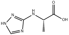 BETA-(1,2,4-TRIAZOL-3-YL)-DL-ALANINE Struktur