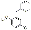 ナトリウム2-ベンジル-4-クロロフェノラート 化学構造式