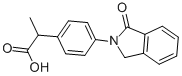 ALPHA-METHYL-P-[1-OXO-2-ISOINDOLINYL]-BENZENEACETIC ACID Structure