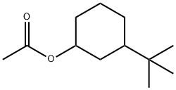 3-tert-butylcyclohexyl acetate Structure