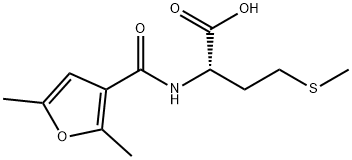 2-[(2,5-DIMETHYL-FURAN-3-CARBONYL)-AMINO]-4-METHYLSULFANYL-BUTYRIC ACID Structure