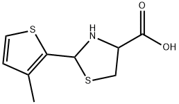 2-(3-METHYL-THIOPHEN-2-YL)-THIAZOLIDINE-4-CARBOXYLIC ACID Structure