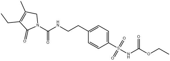 318515-70-7 4-[2-(3-乙基-4-甲基-2-氧代-3-吡咯啉-1-甲酰胺基)乙基]-苯磺酰基氨基甲酸乙酯
