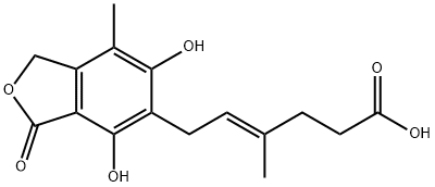 O-Desmethyl Mycophenolic Acid Structure