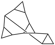 Hexacyclo[4.4.3.02,4.05,7.08,10.011,13]tridecane 结构式