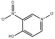 4-HYDROXY-3-NITROPYRIDINE N-OXIDE Structure