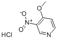 4-メトキシ-3-ニトロピリジン塩酸塩 化学構造式