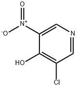 3-Chloro-4-hydroxy-5-nitropyridine Struktur
