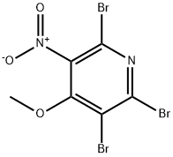 2,3,6-TRIBROMO-4-METHOXY-5-NITROPYRIDINE Struktur