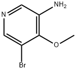 5-BROMO-4-METHOXYPYRIDIN-3-AMINE Structure