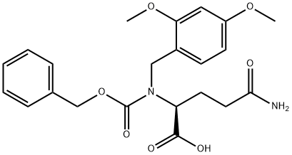 N5-[(2,4-Dimethoxyphenyl)methyl]-N2-[(benzyloxy)carbonyl]-L-glutamine Structure