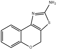 4H-CHROMENO[4,3-D][1,3]THIAZOL-2-AMINE Struktur