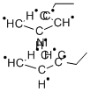 ビス(エチルシクロペンタジエニル)ニッケル 化学構造式