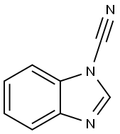 1H-Benzimidazole-1-carbonitrile(9CI) Struktur