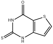 2,3-二氢-2-硫氧代-噻吩并[3,2-D]嘧啶-4(1H)-酮, 31895-77-9, 结构式