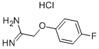 2-(4-氟苯氧基)-乙脒盐酸盐, 318951-78-9, 结构式