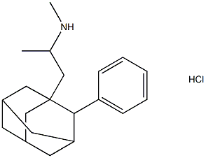 1-(2-Methylaminopropyl)-2-phenyladamantane hydrochloride Structure
