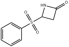 4-(苯砜基)-2-氮杂环丁酮 结构式