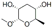 (2S,3R,5S,6R)-2-methoxy-6-methyl-oxane-3,5-diol,31899-66-8,结构式