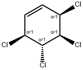 (3alpha,4alpha,5beta,6alpha)-3,4,5,6-Tetrachlorocyclohexene Struktur