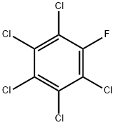 1,2,3,4,5-五氯-6-氟苯, 319-87-9, 结构式