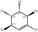 GAMMA-PENTACHLOROCYCLOHEXENE Struktur