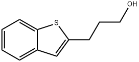 3-BENZO[B]THIOPHEN-2-YL-PROPAN-1-OL 结构式