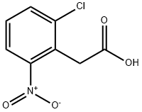 Benzeneacetic acid,2-chloro-6-nitro- Structure