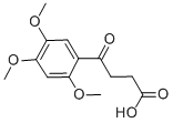 4-オキソ-4-(2,4,5-トリメトキシフェニル)ブタン酸 化学構造式