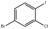 4-ブロモ-2-クロロ-1-ヨードベンゼン 化学構造式