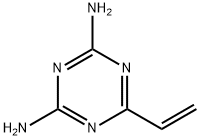 2-ビニル-4,6-ジアミノ-1,3,5-トリアジン 化学構造式