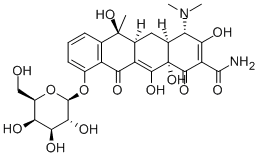 TETRACYCLINE 10-O-B-D-GALACTOPYRANOSIDE Struktur