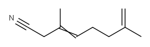 3,7-dimethylocta-3,7-dienenitrile 结构式