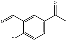 5-乙酰基-2-氟苯甲醛, 319454-87-0, 结构式