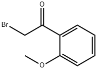 2-ブロモ-1-(2-メトキシフェニル)エタノン 化学構造式