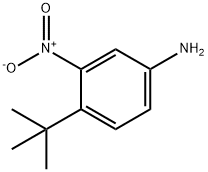 3-硝基-4-叔丁基苯胺,31951-12-9,结构式