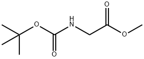 BOC-GLYCINE METHYL ESTER Structure