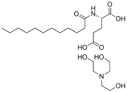 月桂酰谷氨酸TEA盐,31955-67-6,结构式