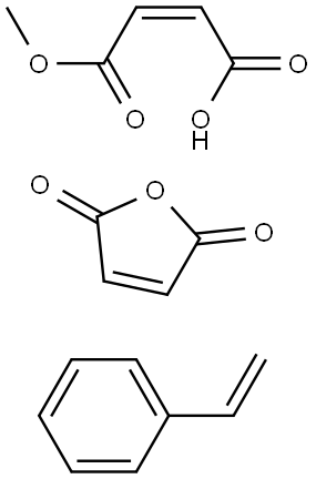 STYRENE MALEIC ANHYDRIDE COPOLYMER Struktur