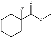 メチル 1-ブロモシクロヘキサンカルボキシラート 化学構造式