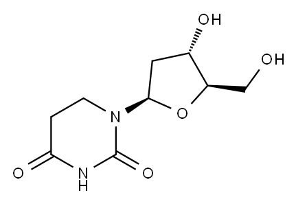 2'-DEOXY-3,4,5,6-TETRAHYDROURIDINE Structure