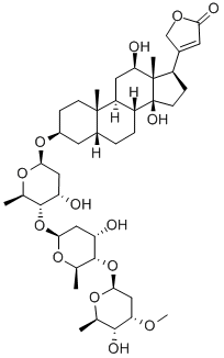 3'''-O-メチルジゴキシン 化学構造式
