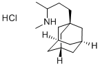 1-(3-Methylaminobutyl)adamantane hydrochloride Structure