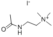 2-ACETYLAMINO-ETHYL TRIMETHYLAMMONIUM, IODIDE Struktur
