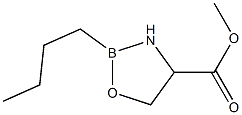 (S)-2-Butyltetrahydro-1,3,2-oxazaborole-4-carboxylic acid methyl ester Structure