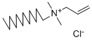 allyldodecyldimethylammonium chloride Structure