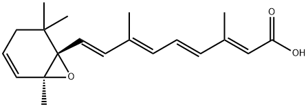 Retinoic acid, 5,6-dihydro-3,4-didehydro-5,6-epoxy-, all-trans- Structure