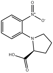 N-(2-Nitrophenyl)-L-proline Structure