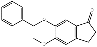 6-Benzyloxy-5-methoxy-1-indanone 结构式