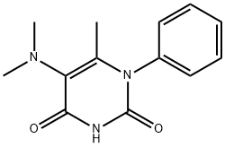 Uracil, 5-(dimethylamino)-6-methyl-1-phenyl- 结构式
